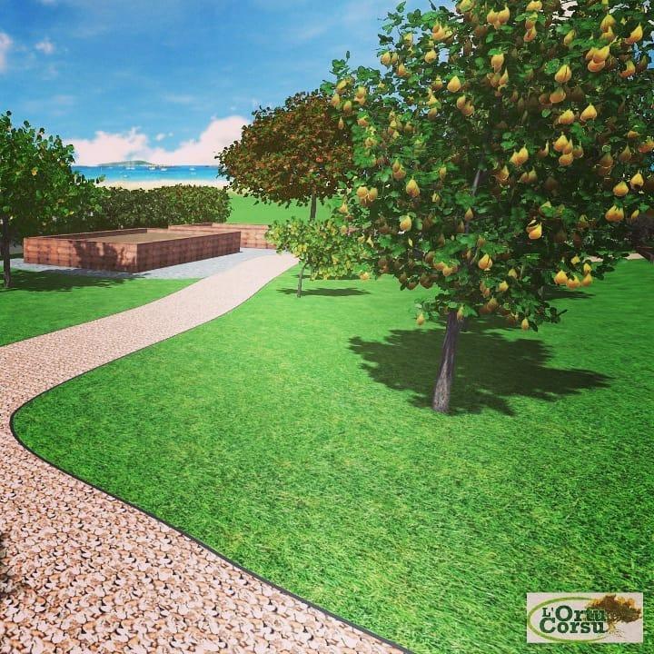 Conception sur mesure de jardin 3D Ajaccio